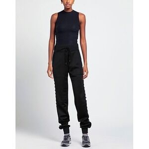 Eleventy black high waisted sweatpants NEW small